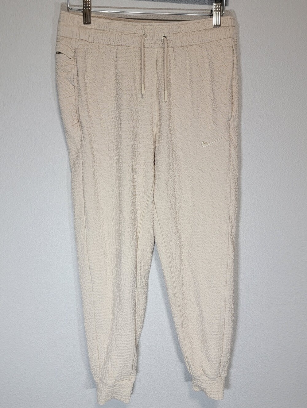 Nike Yoga Textured Desert Sand Joggers